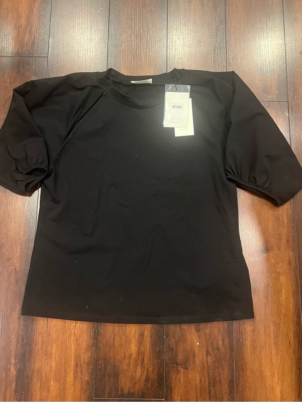 Black Puff Sleeve by 7 For All Mankind